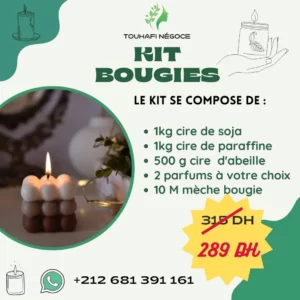 kit de fabrication de bougie