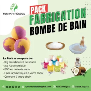 Pack fabrication bombe de bain