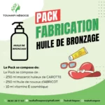 fabrication huile de bronzage