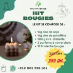 kit de fabrication de bougie