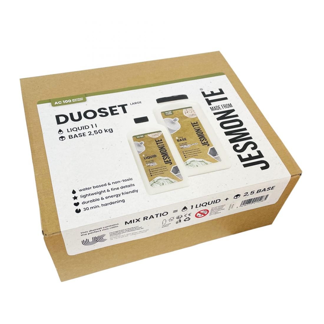 Jesmonite AC100 BOX DUOSET 1KG Liquid & 2,5Kg Base